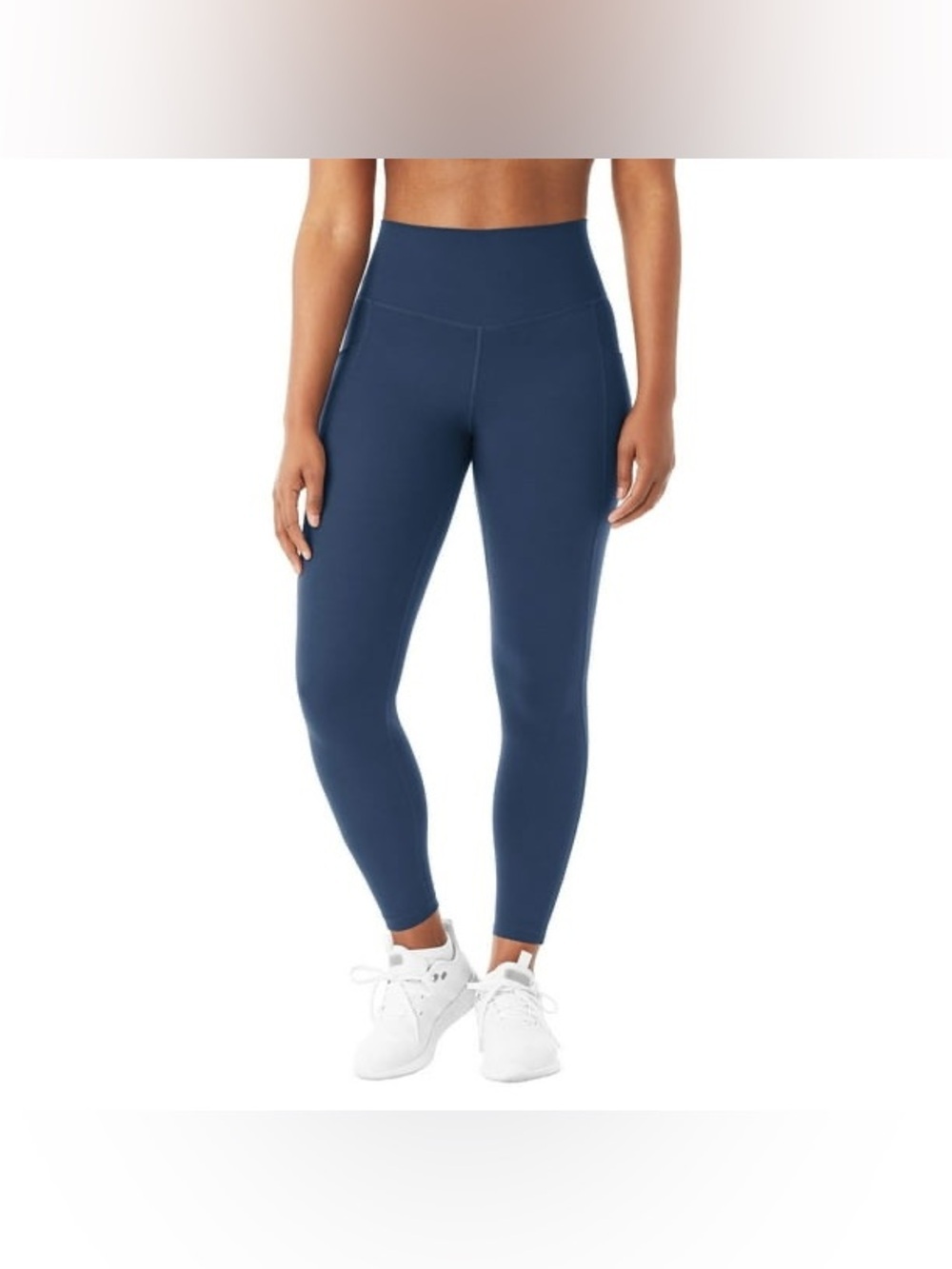 Member's Mark Women's Everyday High-Rise Ankle Leggings Navy Blue Size Medium